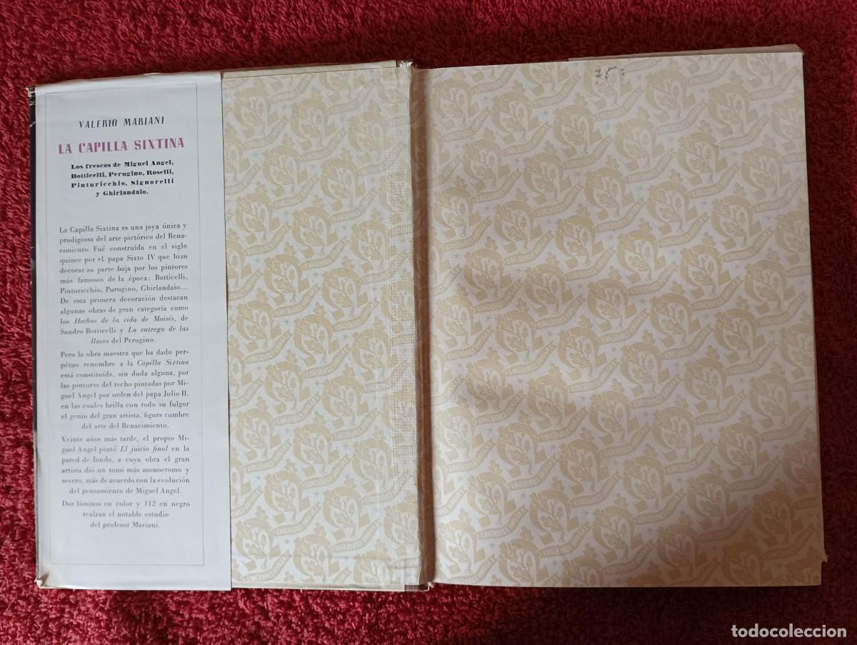 Libros de segunda mano: LA CAPILLA SIXTINA. Valerio Mariani. - Foto 2