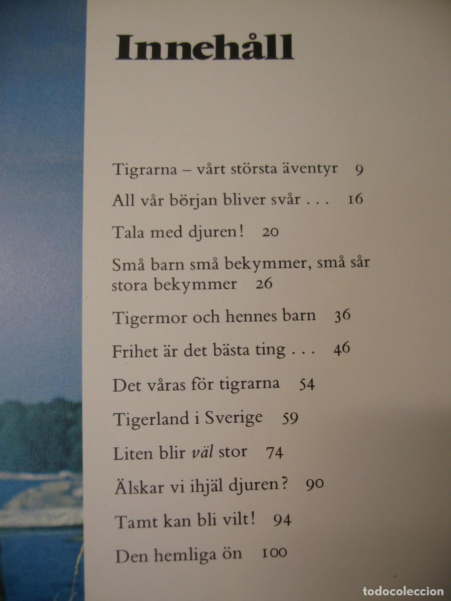 Libros de segunda mano: TIGRARNA. VART ST&Ouml;RSTA &Auml;VENTYR. JAN LINDBLAD. 1982 - Foto 8