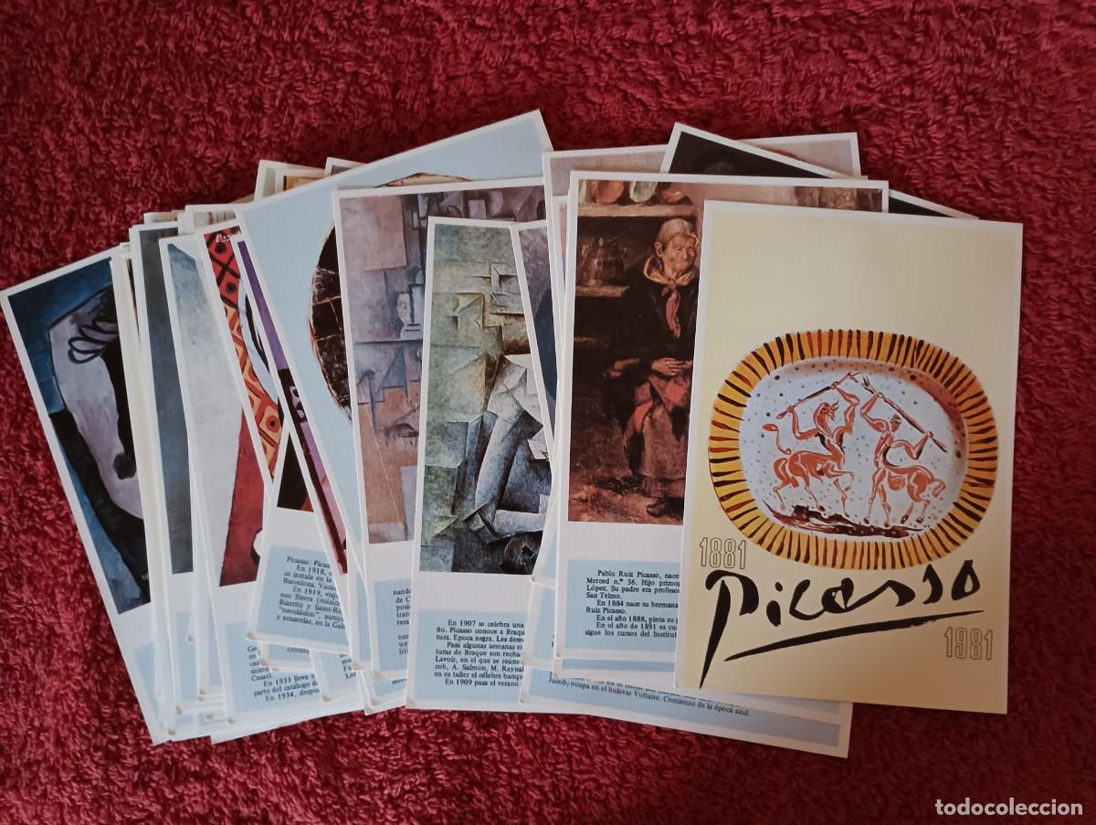 Libros de segunda mano: CARPETAS CON TARJETAS PICASSO 1881-1981 - Foto 3