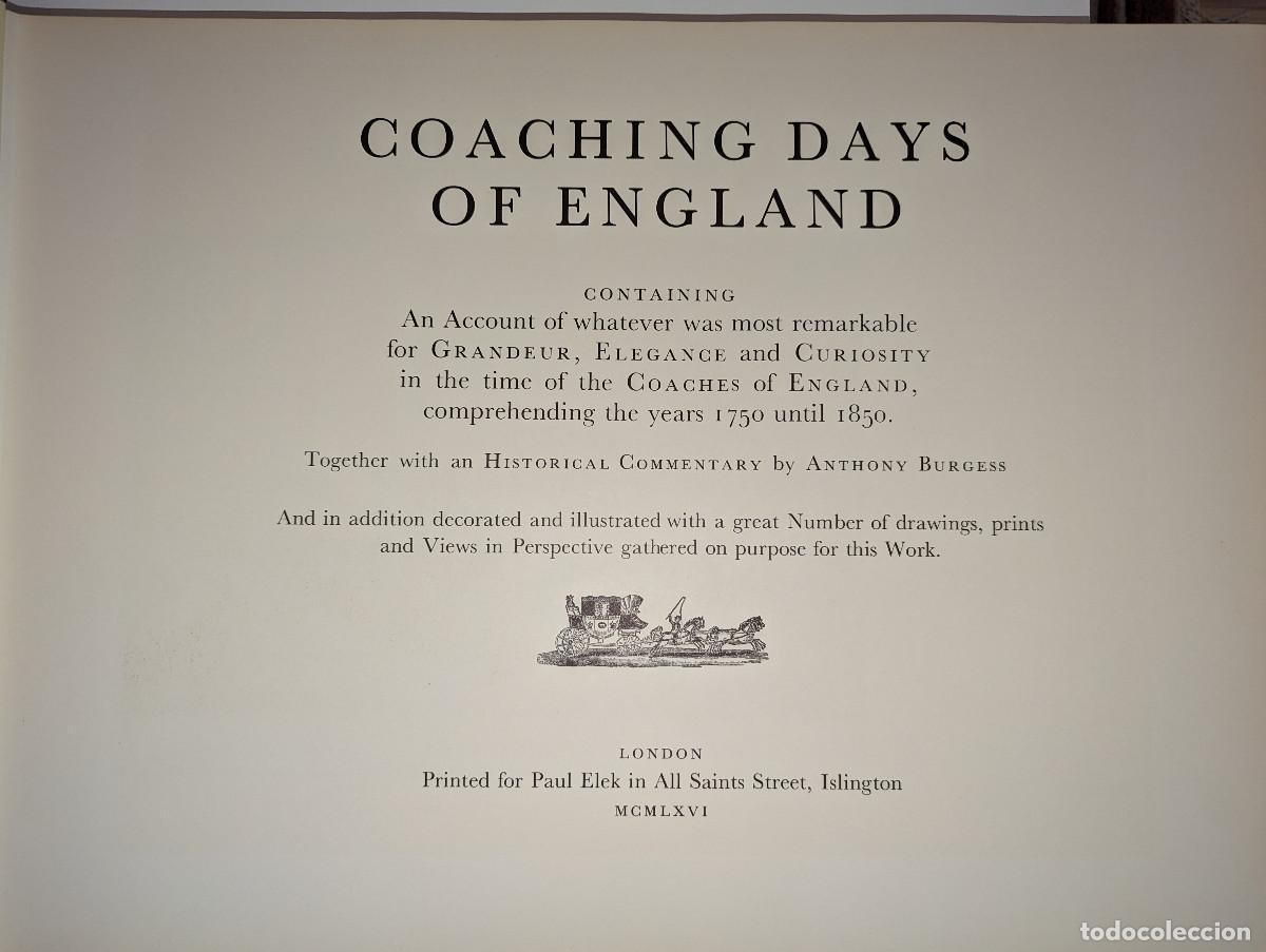Libros de segunda mano: Coaching Days in England - Foto 6