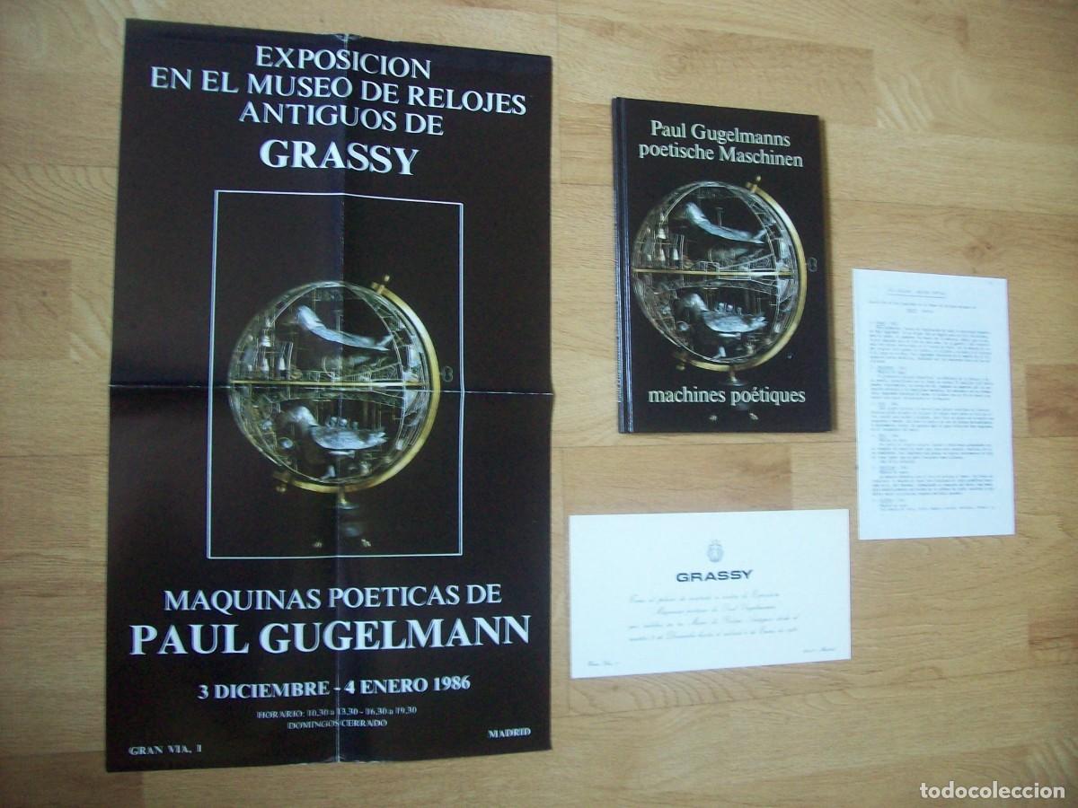 Libros de segunda mano: LOTE MAQUINAS POETICAS EXPOSICION GRASSY EN MADRID. Paul Gugelmanns: Machines Poétiques