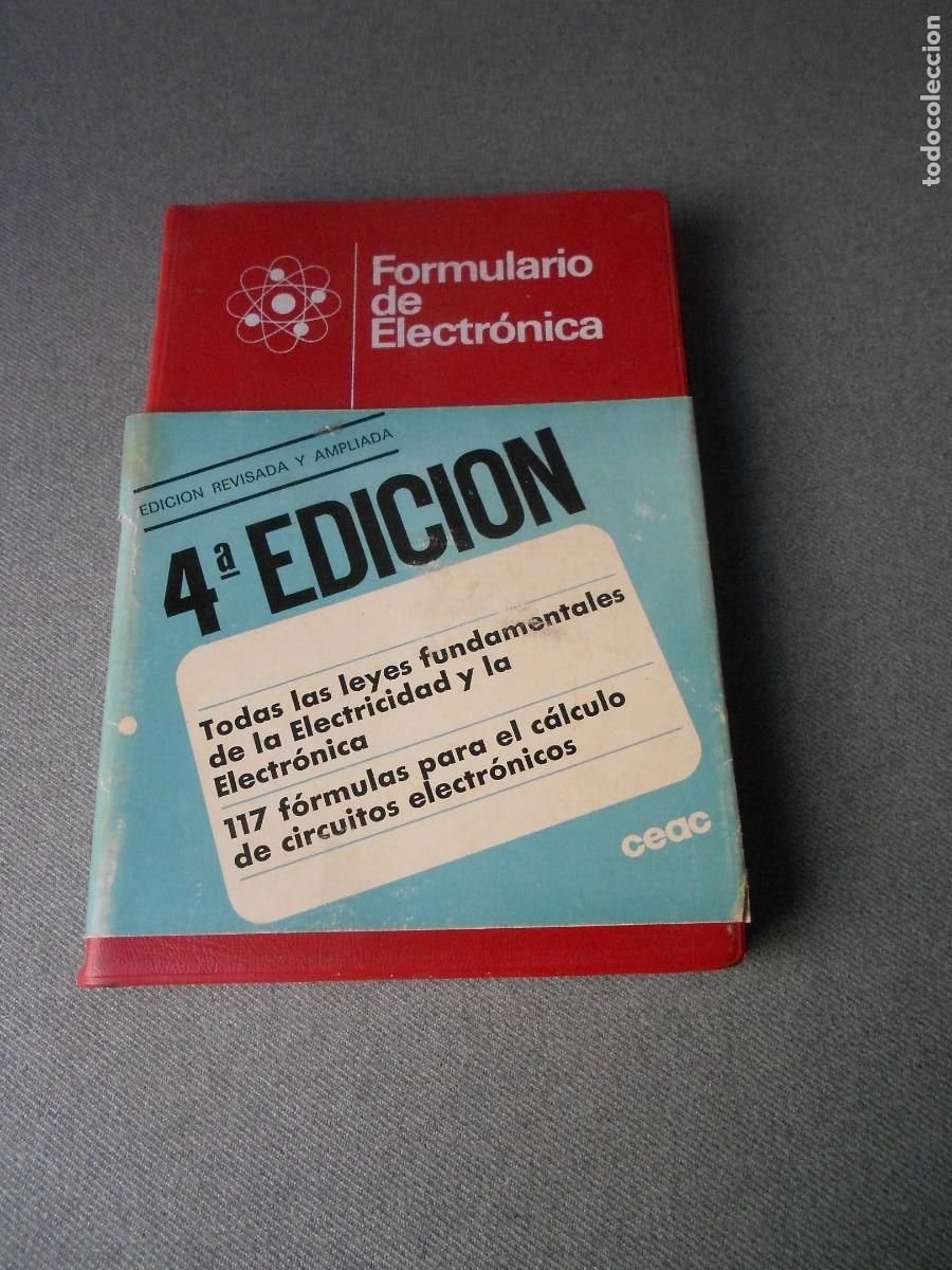 Libros de segunda mano: FORMULARIO DE ELECTRONICA - Foto 1