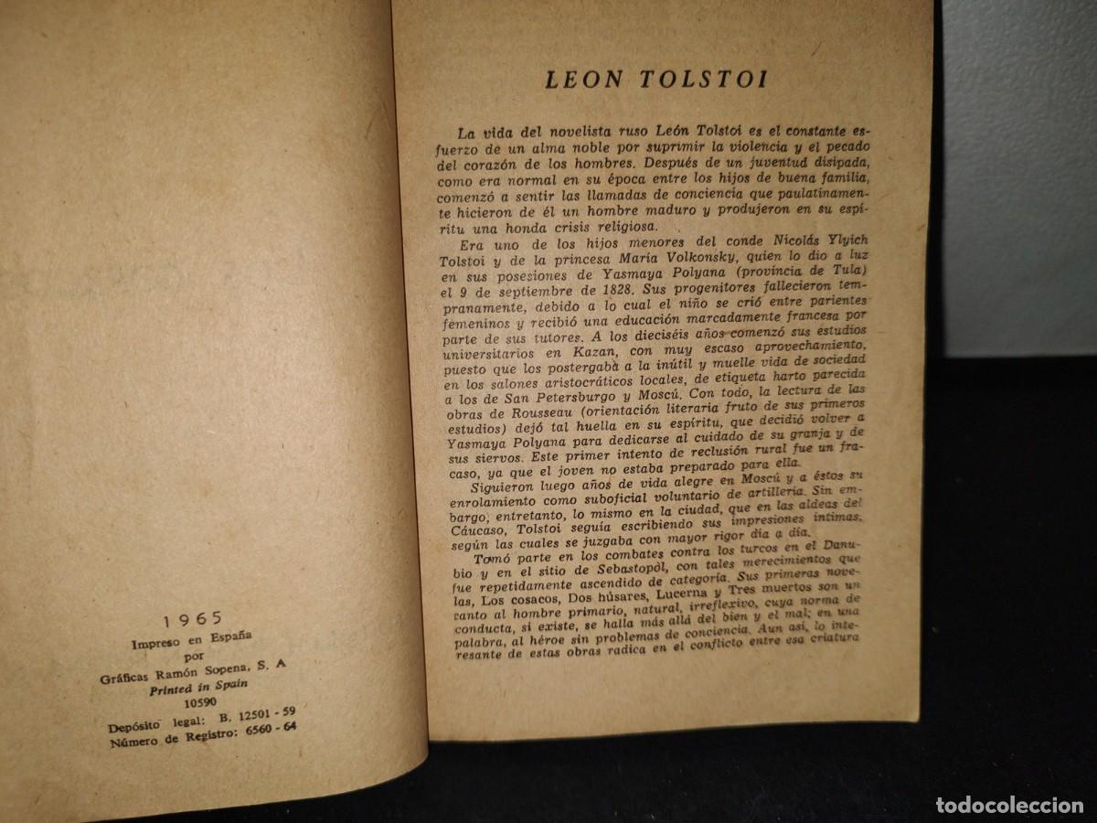 Libros de segunda mano: 44- LOS COSACOS - LEON TOLSTOI - 1965 - Foto 5