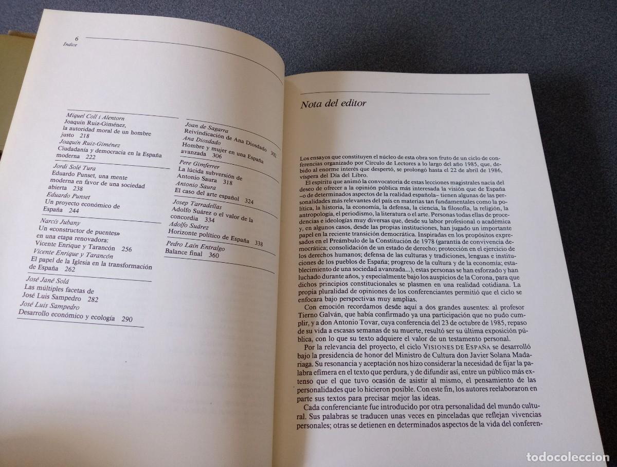 Libros de segunda mano: Visiones De Espa&ntilde;a - Foto 6