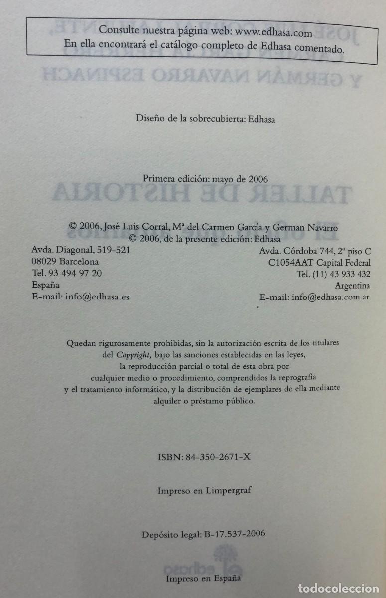 Libros de segunda mano: Taller de historia - Foto 2