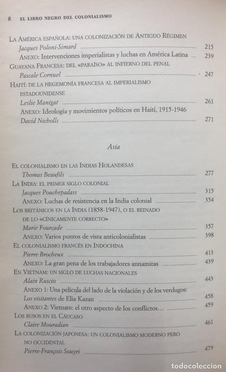 Libros de segunda mano: El libro negro del colonialismo - Foto 4