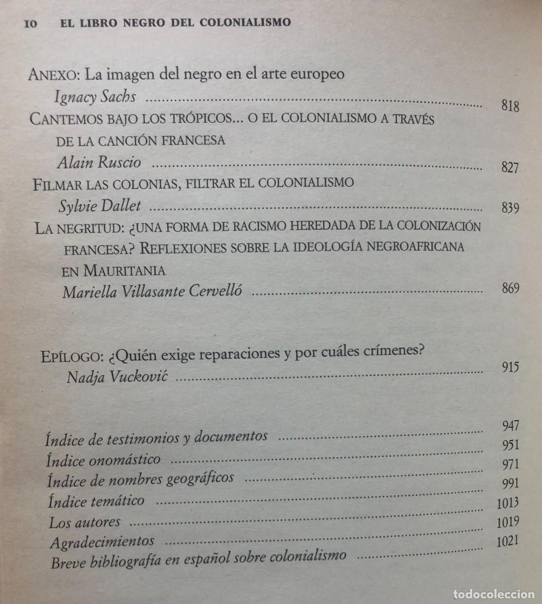 Libros de segunda mano: El libro negro del colonialismo - Foto 5