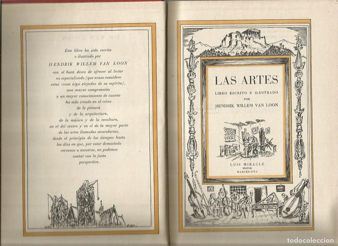 Libros de segunda mano: LAS ARTES DE VAN LOON - HENDRIK WILLEM VAN LOON - Foto 7