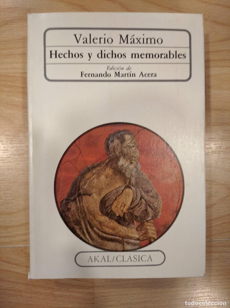 Libros de segunda mano: Hechos y dichos memorables. Valerio M&aacute;ximo - Foto 1