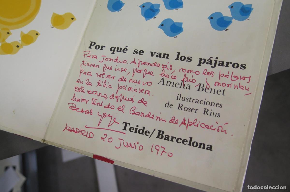 Libros de segunda mano: POR QUE SE VAN LOS PAJAROS. BENET. TEIDE - Foto 2