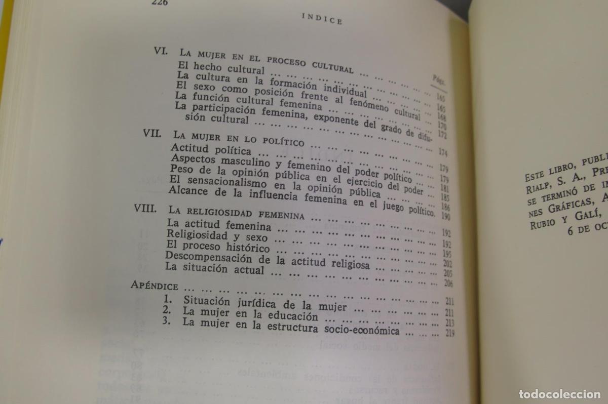 Libros de segunda mano: Mujer y sociedad. Francisco Ans&oacute;n y Vicente Roa - Foto 3