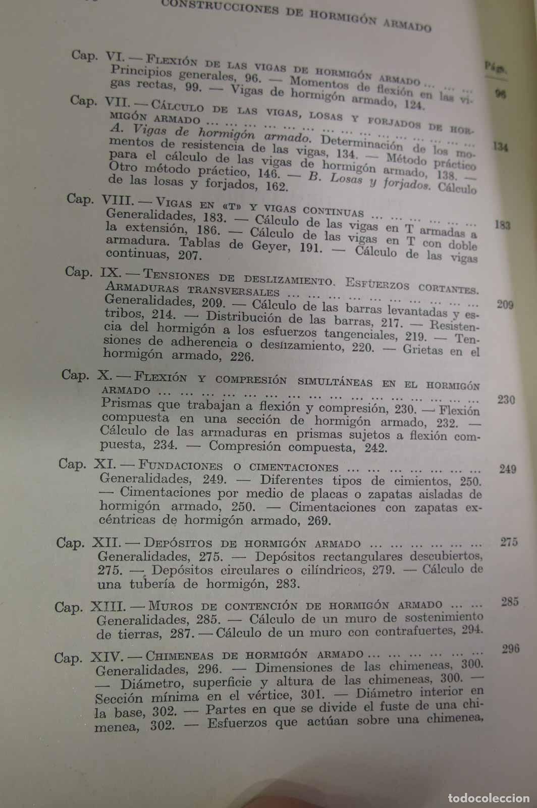 Libros de segunda mano: Construcciones de hormig&oacute;n armado. ZIEGLER - Foto 4