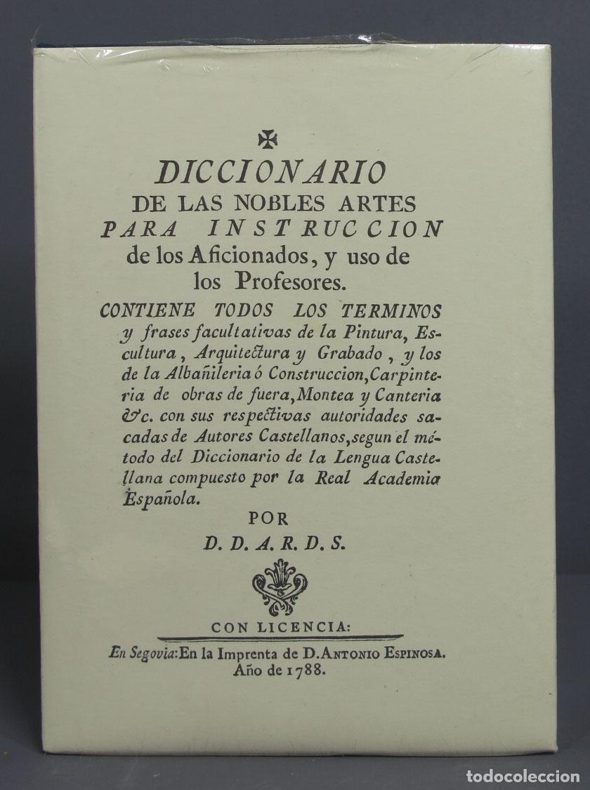 Second hand books: Diccionario de las nobles artes para instrucci&oacute;n de los aficionados, y uso de los profesores. PRECIN