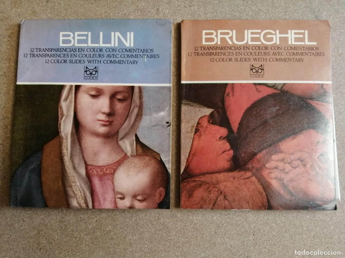 Libros de segunda mano: 12 TRANSPARENCIAS PARA CADA LIBRO DE ARTE (BELLINI - BRUEGHEL) - Foto 1