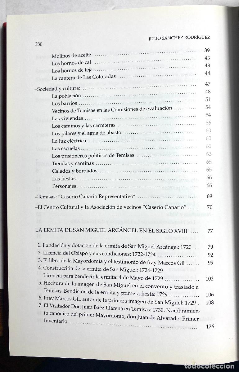 Libros de segunda mano: TEMISAS - JULIO S&Aacute;NCHEZ RODR&Iacute;GUEZ - 2002 - Foto 4