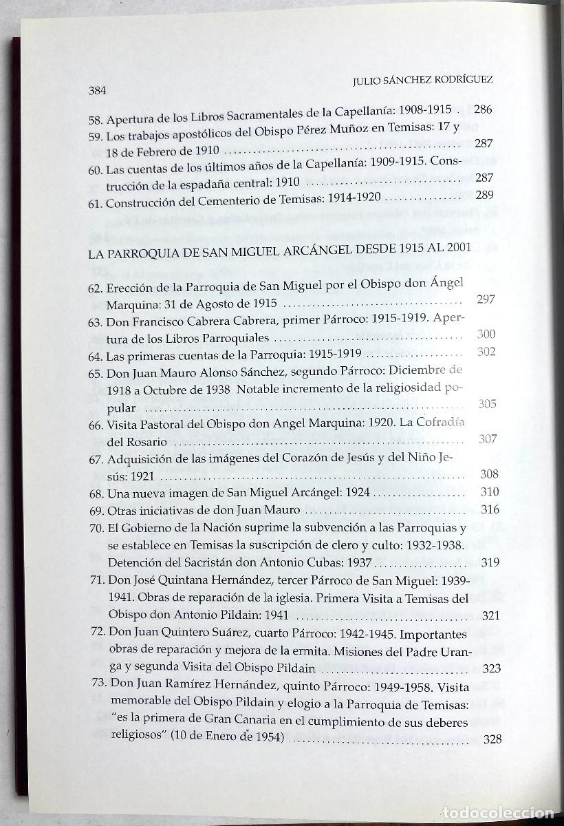 Libros de segunda mano: TEMISAS - JULIO S&Aacute;NCHEZ RODR&Iacute;GUEZ - 2002 - Foto 8