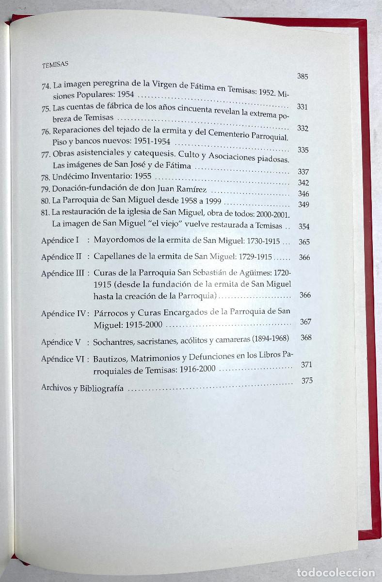 Libros de segunda mano: TEMISAS - JULIO S&Aacute;NCHEZ RODR&Iacute;GUEZ - 2002 - Foto 9