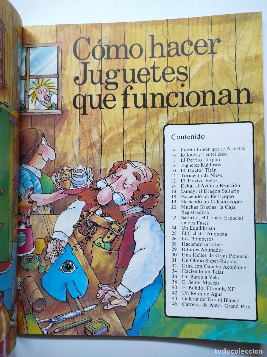 Libros de segunda mano: C&Oacute;MO HACER JUGUETES QUE FUNCIONAN. EDICIONES PLESA - LAGOS. ESPA&Ntilde;A 1990. - Foto 3