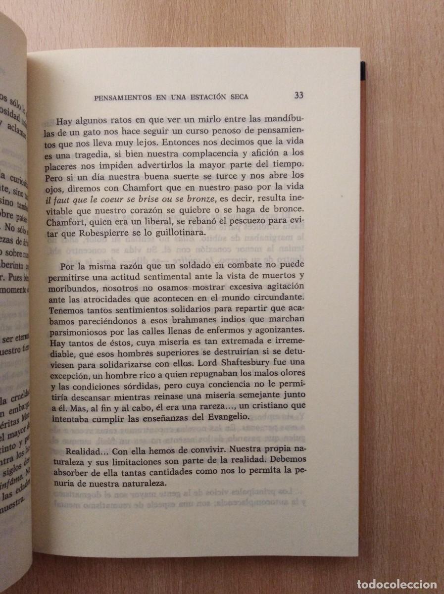 Libros de segunda mano: PENSAMIENTOS EN UNA ESTACI&Oacute;N SECA. Gerald Brenan - Foto 7