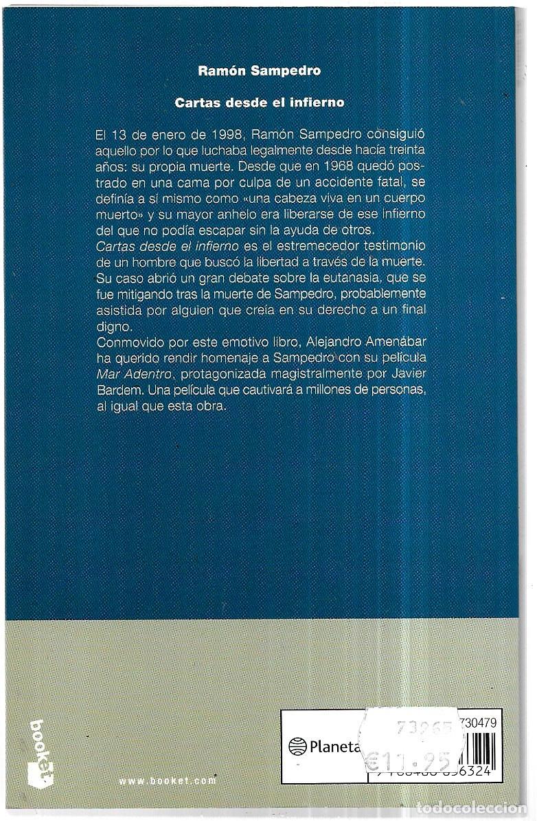 Libros de segunda mano: Ram&oacute;n Sampedro . Cartas desde el infierno - Foto 2