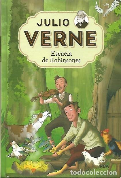Libros de segunda mano: 6 ESCUELA DE ROBINSONES JULIO VERNE RBA - Foto 1