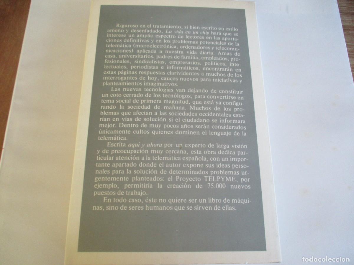 Libros de segunda mano: LUIS ARROYO La vida en un chip W19308 - Foto 2