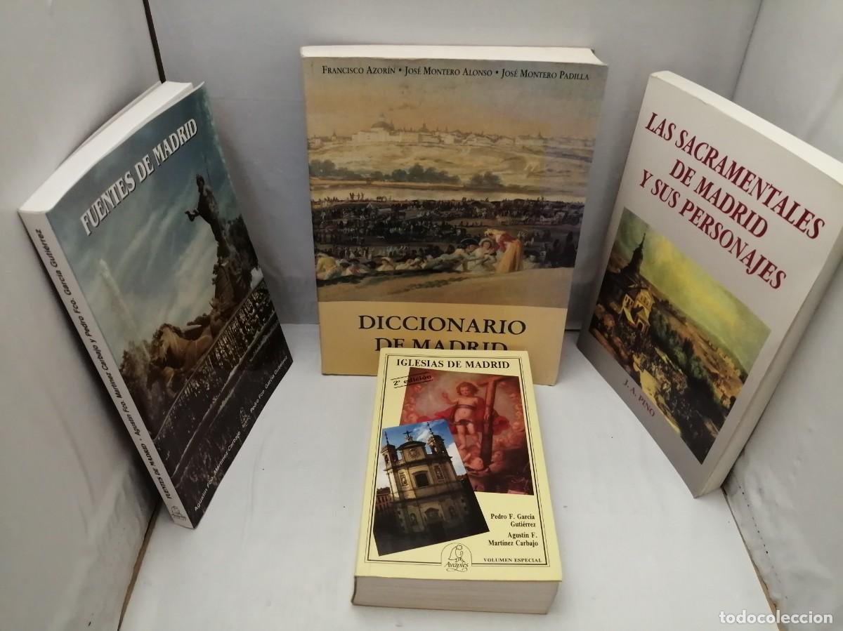 Livres d'occasion: PACK 4 Libros sobre Madrid: Iglesias de Madrid / Fuentes de Madrid / Y DOS LIBROS M&Aacute;S...