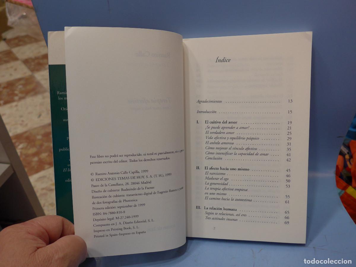 Libros de segunda mano: RAMIRO CALLE - TERAPIA AFECTIVA - TEMAS DE HOY - Foto 6