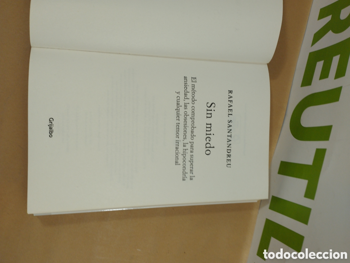 Libros de segunda mano: Rafael santandreu. Sin miedo. Grijalbo. - Foto 3