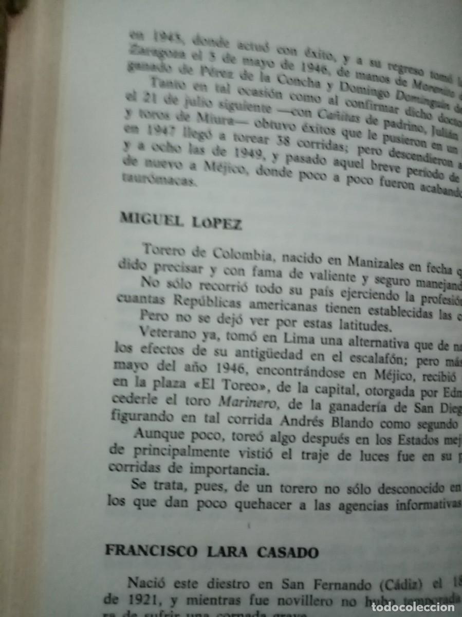 Libros de segunda mano: HISTORIA DE LOS MATADORES DE TOROS - Foto 8
