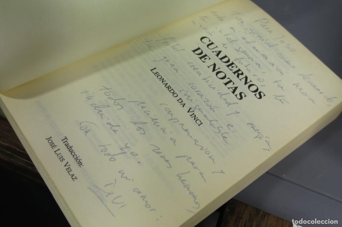 Libros de segunda mano: Cuadernos de notas. LEONARDO DA VINCI. Jos&eacute; Luis Velaz - Foto 2