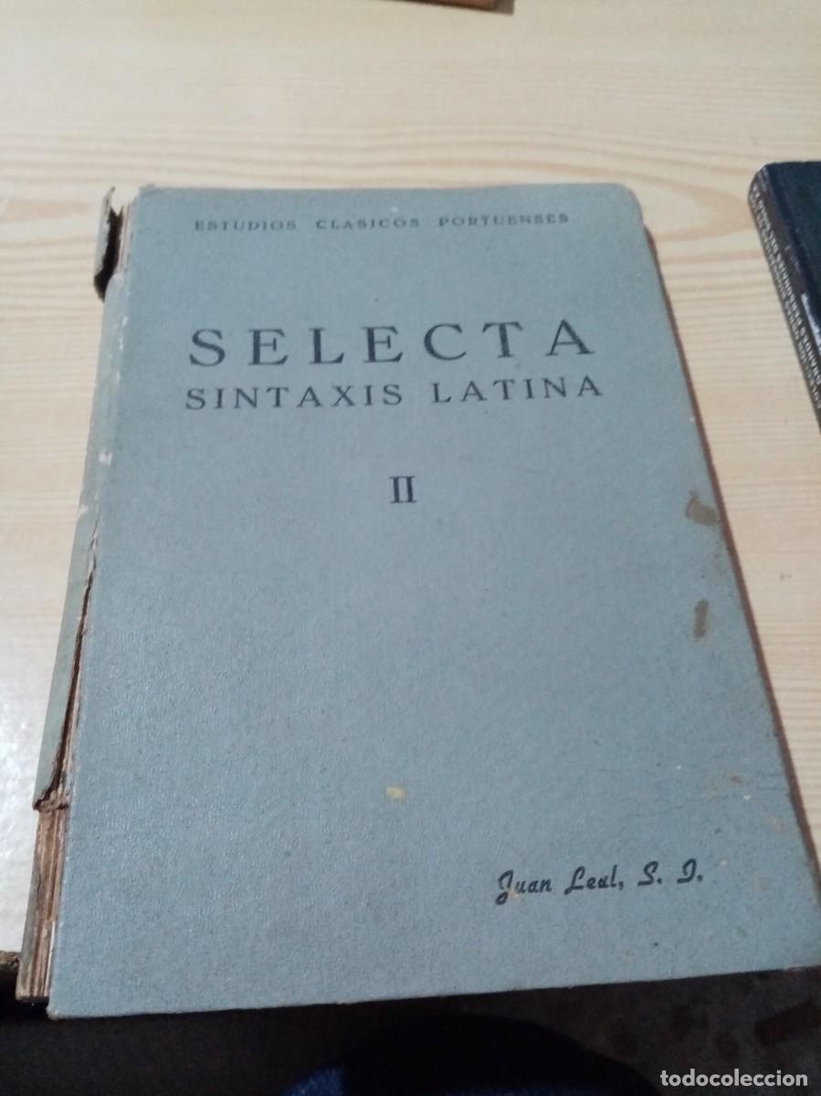 Libros de segunda mano: SELECTA SINTAXIS LATINA II. CURSO DE LENGUA LATINA. EST3B3 - Foto 1