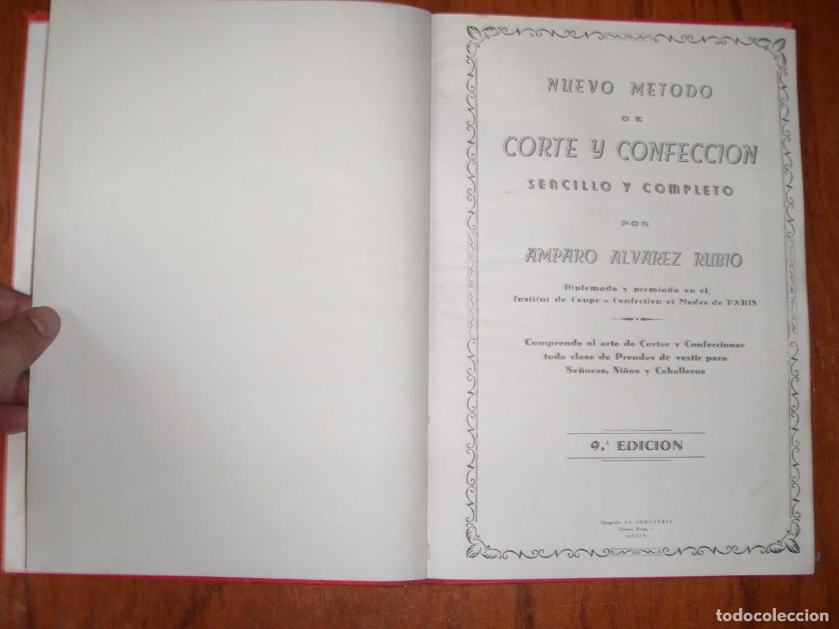 Libros de segunda mano: M&Eacute;TODO DE CORTE Y CONFECCI&Oacute;N AMPARO &Aacute;LVAREZ RUBIO - Foto 3
