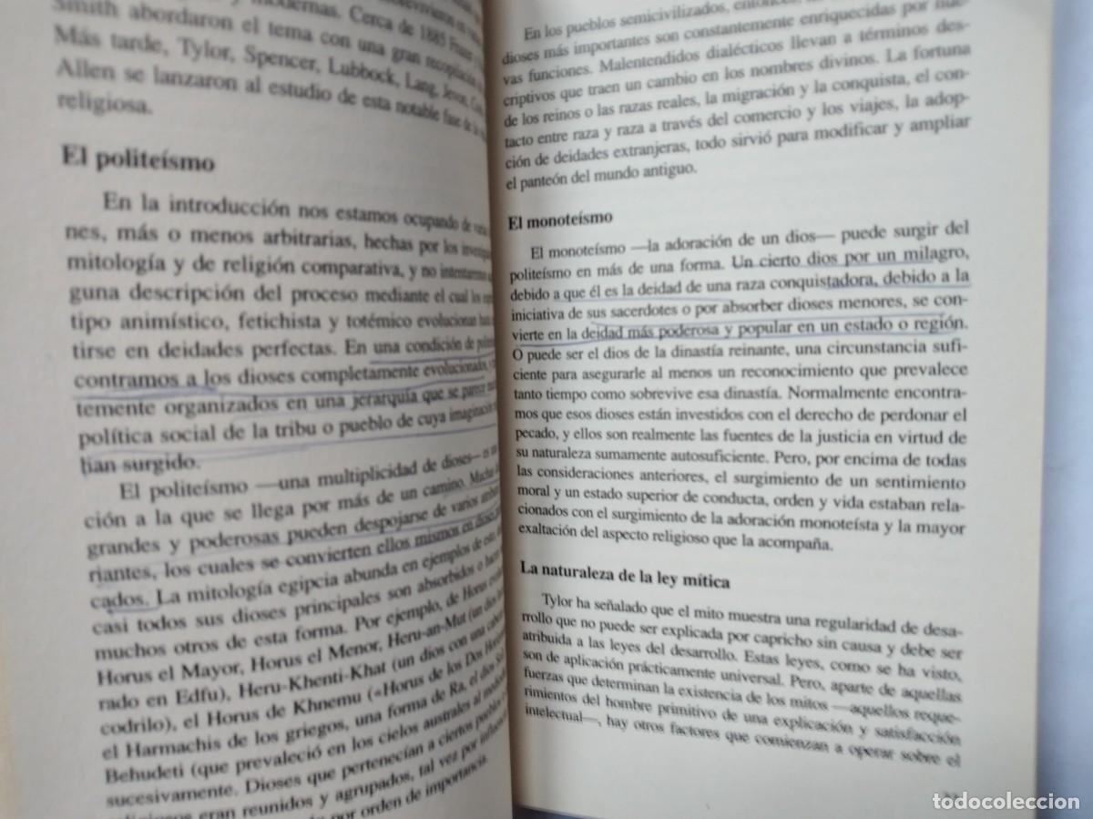 Libros de segunda mano: INTRODUCCI&Oacute;N A LA MITOLOG&Iacute;A LEWIS SPENCE MITOS Y LEYENDAS - Foto 3