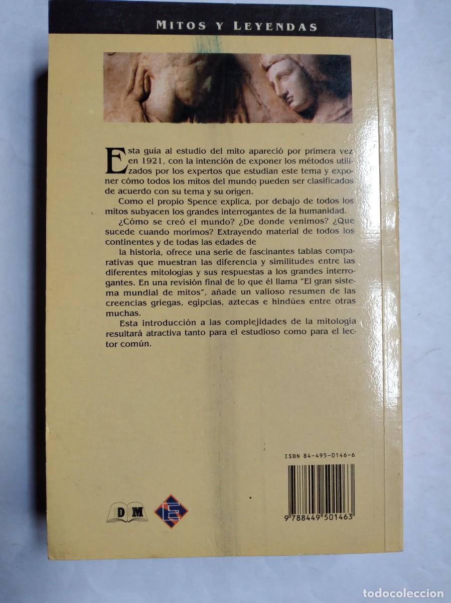 Libros de segunda mano: INTRODUCCI&Oacute;N A LA MITOLOG&Iacute;A LEWIS SPENCE MITOS Y LEYENDAS - Foto 6