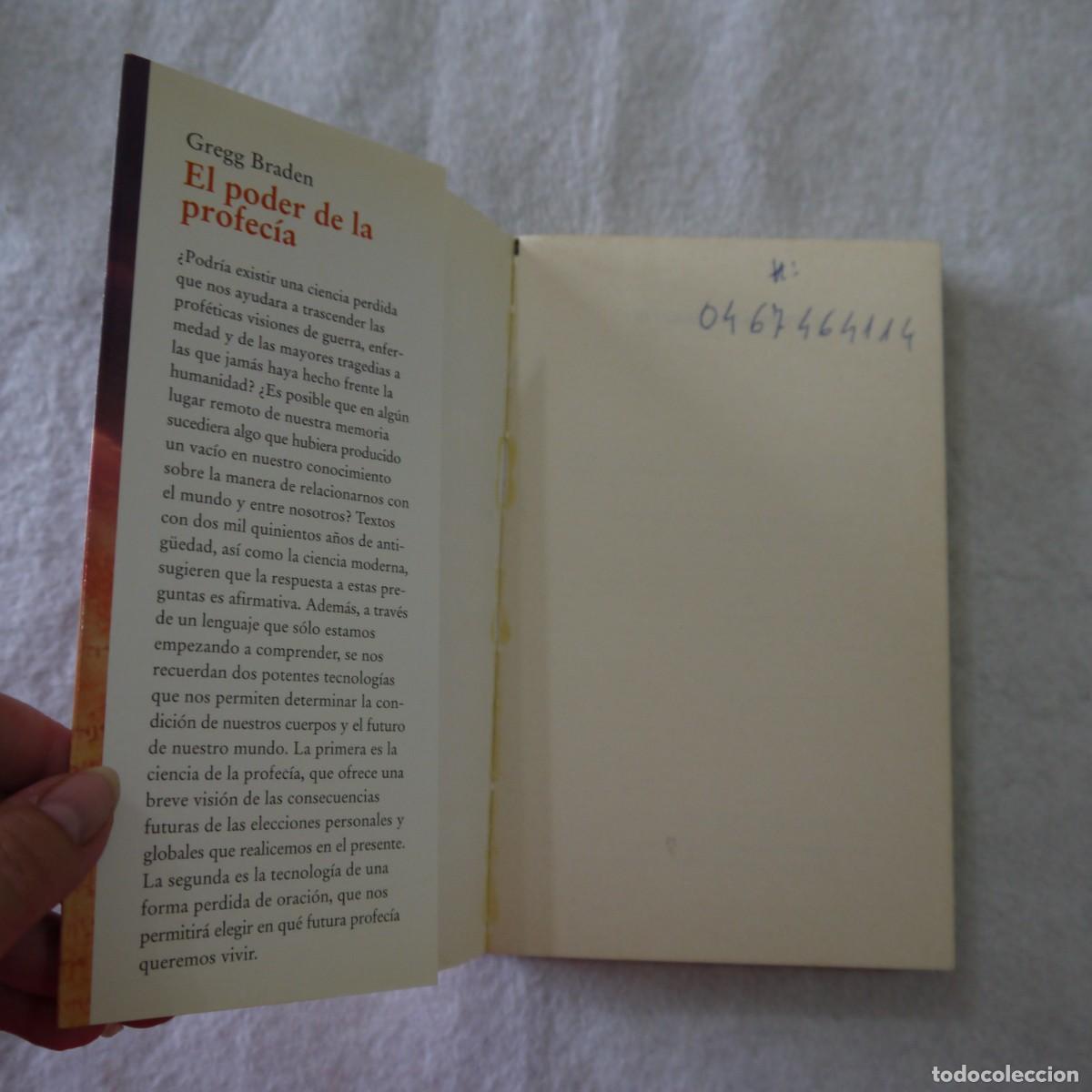 Libros de segunda mano: EL PODER DE LA PROFEC&Iacute;A - GREGG BRADEN - EDICIONES URANO - 2002 - LEER DESCRIPCION - Foto 4