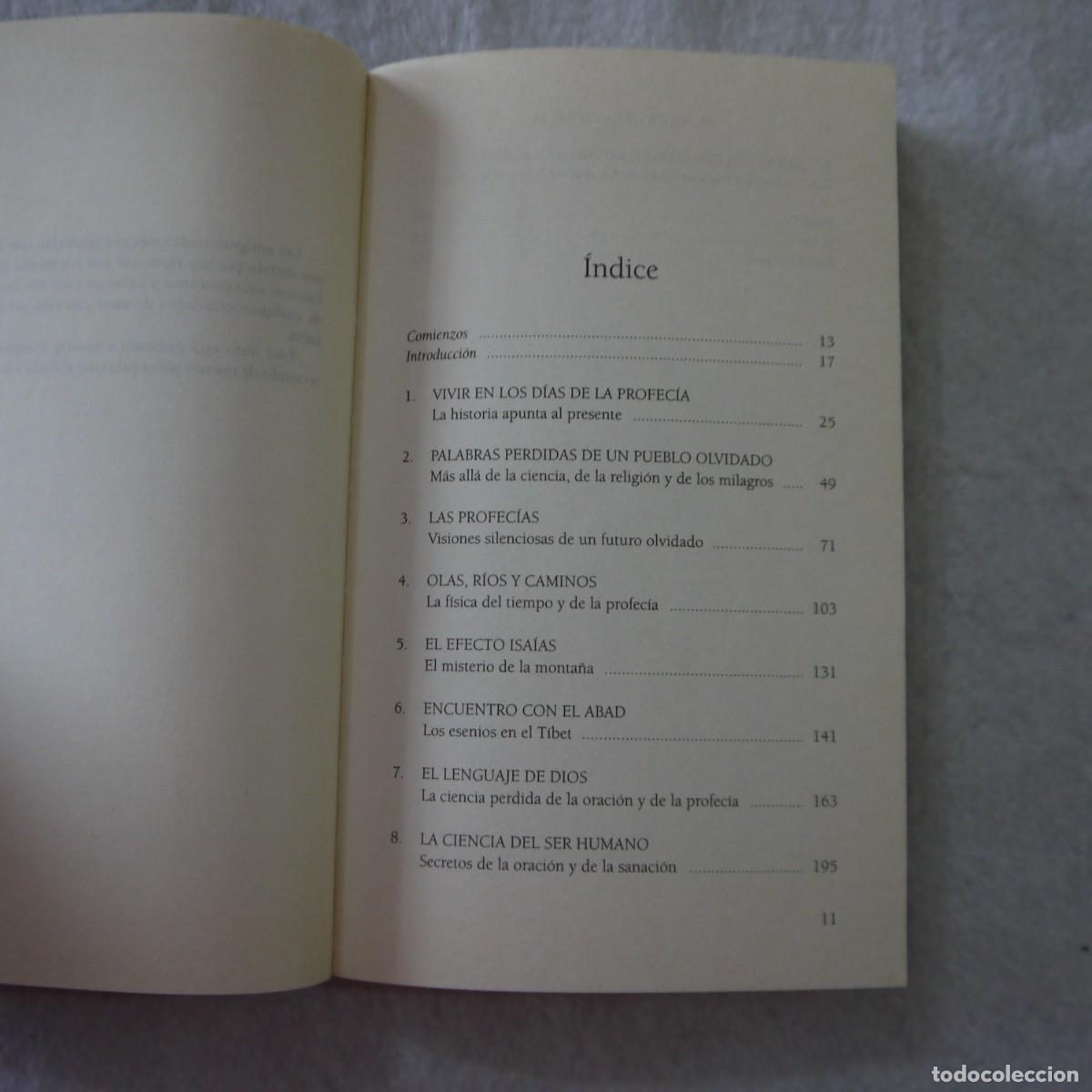 Libros de segunda mano: EL PODER DE LA PROFEC&Iacute;A - GREGG BRADEN - EDICIONES URANO - 2002 - LEER DESCRIPCION - Foto 8
