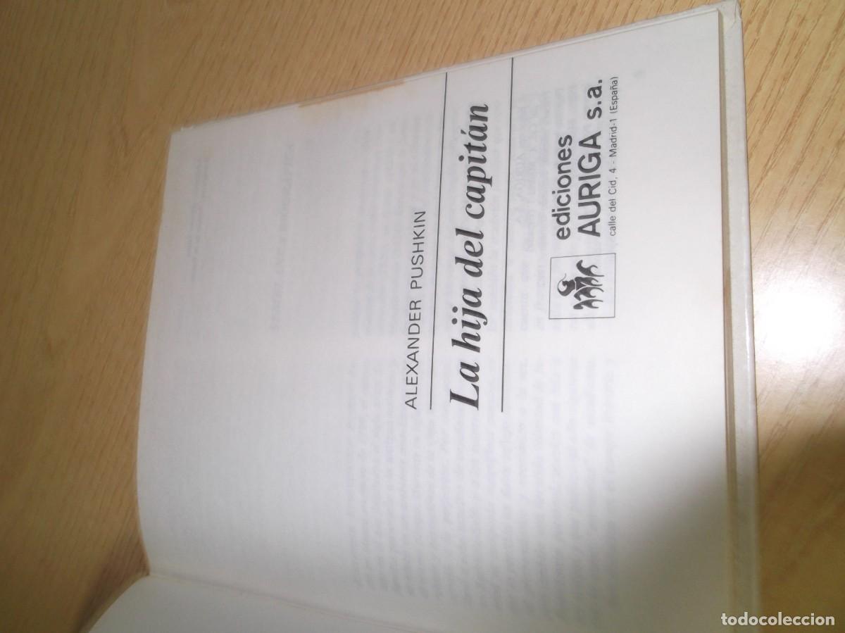 Libros de segunda mano: La hija del capit&aacute;n de Alexander Pushkin.1&ordf;Edicion 1982 Ediciones Auriga - Foto 2