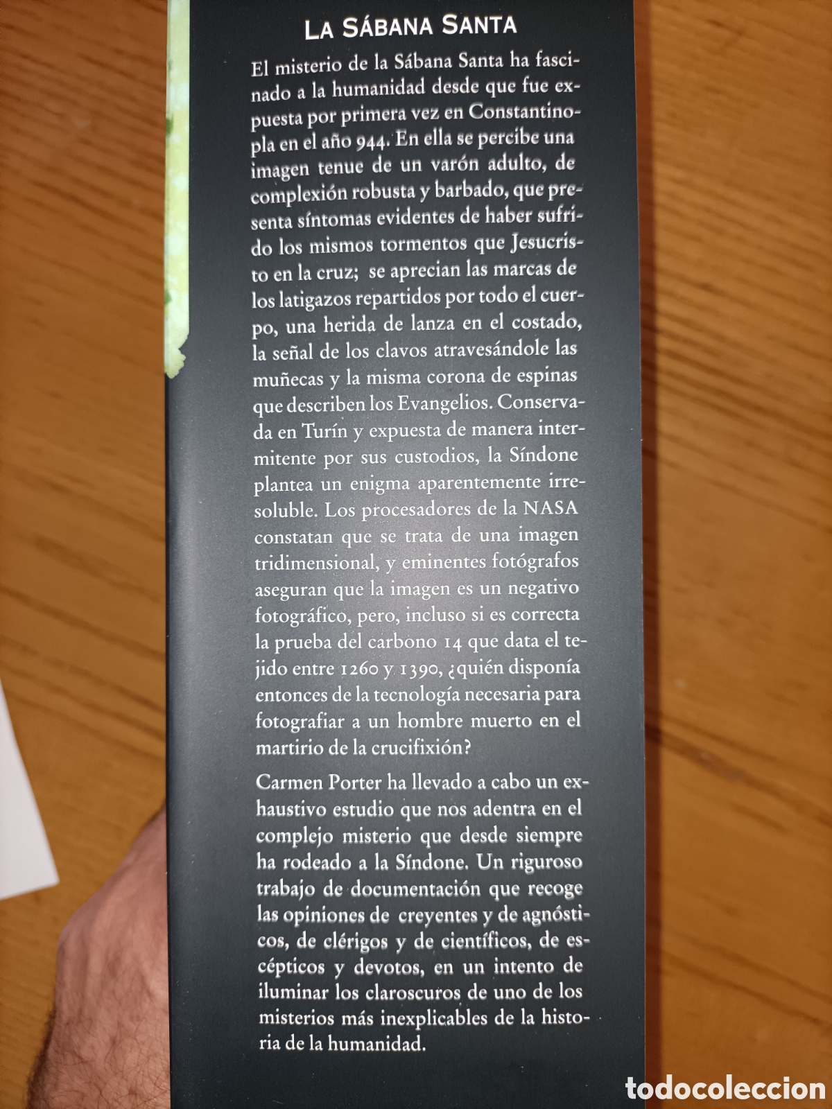 Libros de segunda mano: La s&aacute;bana Santa. Carmen Porter. C&iacute;rculo de lectores. - Foto 3