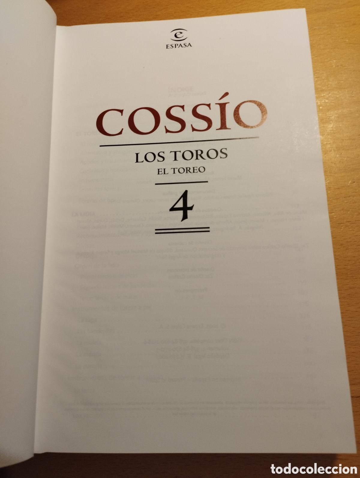 Libros de segunda mano: COSS&Iacute;O. LOS TOROS. EL TOREO (TOMO N&ordm; 4) - Foto 2
