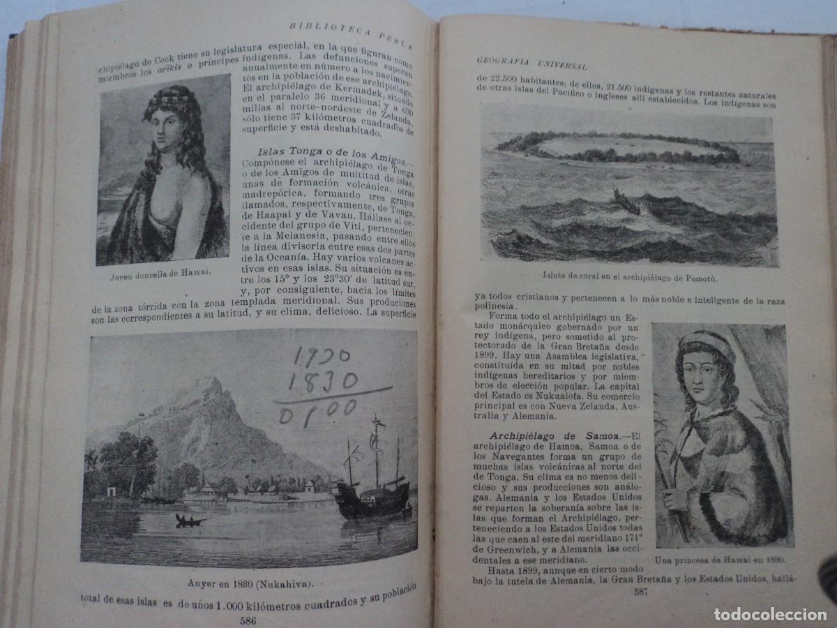 Libros de segunda mano: Geograf&iacute;a Universal - Calleja - Biblioteca Perla - Foto 7