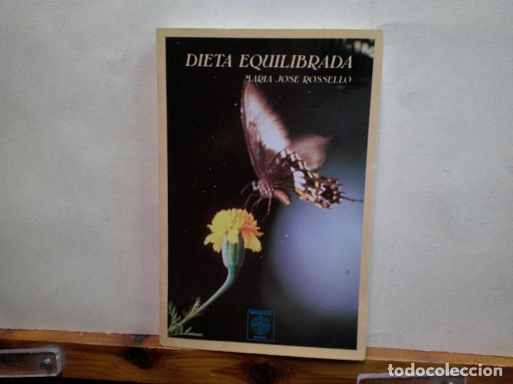 Libros de segunda mano: DIETA EQUILIBRADA. MARIA JOSE ROSELLO. MANDALA EDICIONES. - Foto 1