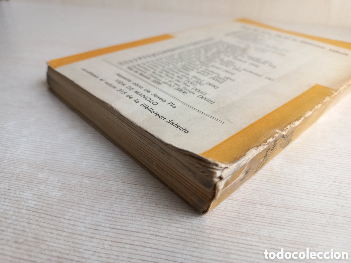 Libros de segunda mano: Vida de Manolo. Josep Pla. Editorial Selecta, 1961. Catal&aacute;n - Foto 5