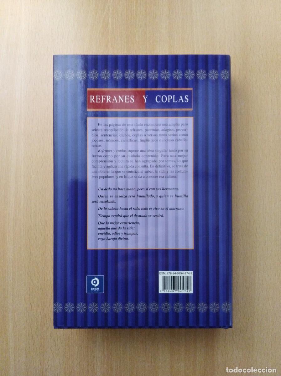 Libros de segunda mano: REFRANES Y COPLAS. JOS&Eacute; LUIS GONZ&Aacute;LEZ D&Iacute;AZ - Foto 2