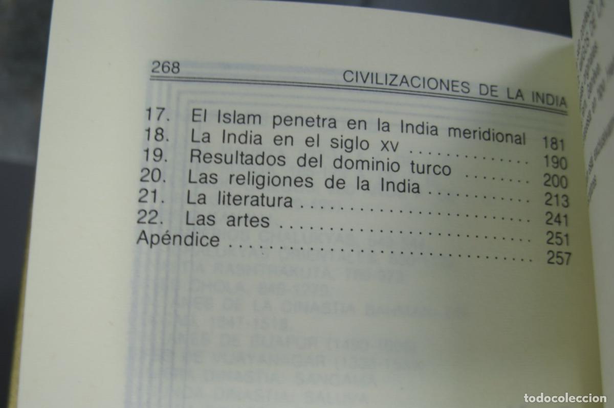 Libros de segunda mano: LAS CIVILIZACIONES DE LA INDIA - Foto 3
