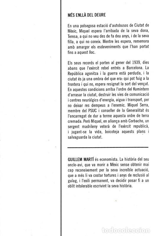 Libros de segunda mano: CREMEU BARCELONA! GUILLEM MART&Iacute; - Foto 2