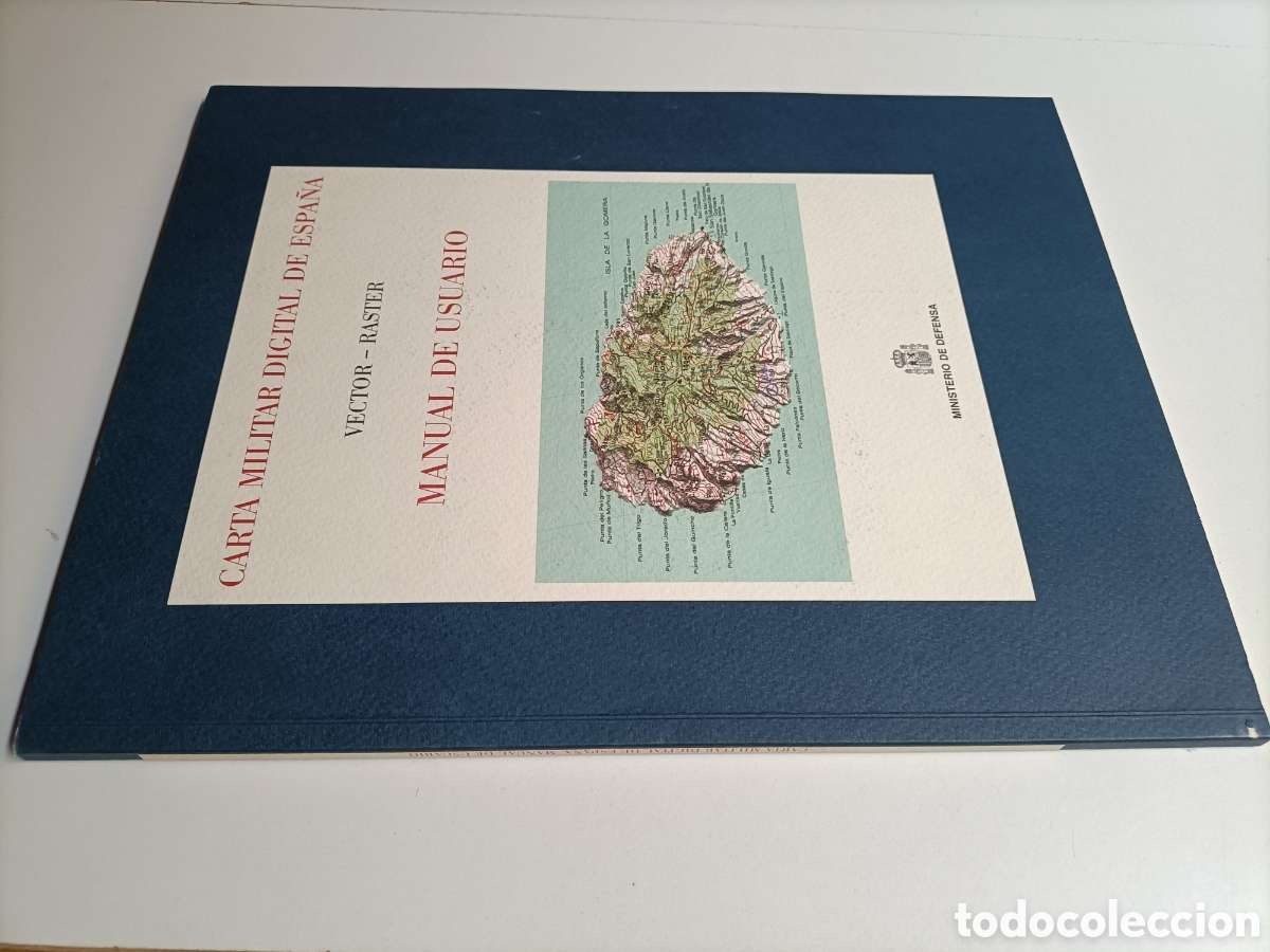 Libros de segunda mano: Carta militar digital de Espa&ntilde;a Vector - Raster . Manual del usuario. Centro geogr&aacute;fico del ej&eacute;rcito