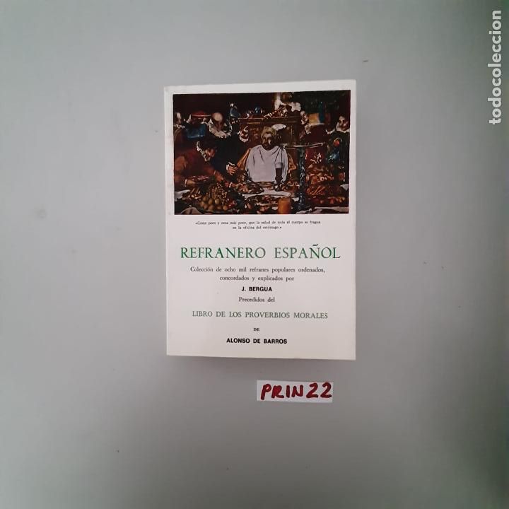 Libros de segunda mano: Refranero Espa&ntilde;ol - Foto 1