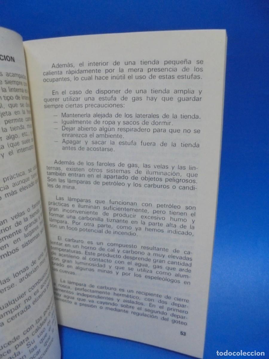 Libros de segunda mano: ACAMPAR. MANUAL PRACTICO. JOAQUIN ARAUJO. DEDALOS EDICIONES. 1980. PAGS: 255. - Foto 2