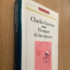 Libros de segunda mano: CHARLES DARWIN / EL ORIGEN DE LAS ESPECIES / CIRCULO DE LECTORES / OPERA MUNDI / 1996